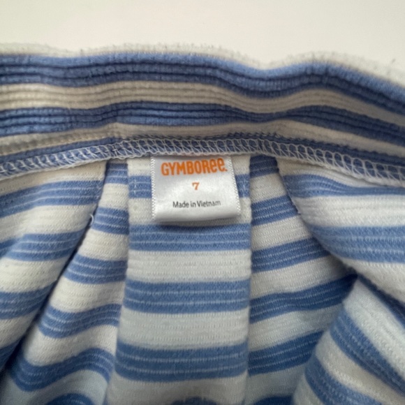 Striped blue and white skirt - unlined - Picture 2 of 4